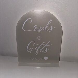 Elegant Cards & Gifts Sign